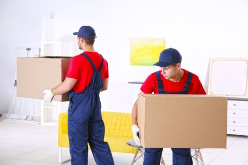 Professional office relocation services in Camberwell with business moving equipment