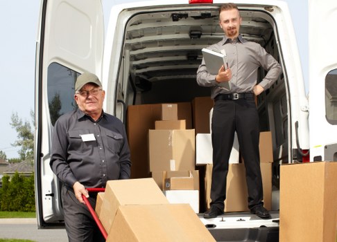 Local Camberwell man and van loading furniture