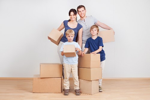Team collecting household furniture from a Camberwell property