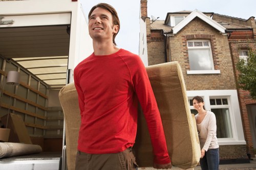Packing supplies prepared for student moving in Camberwell