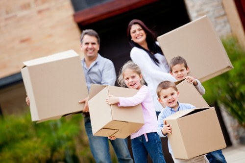Local moving team loading a removal van in Camberwell