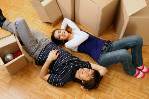 Organised home relocation with boxes and furniture in Camberwell