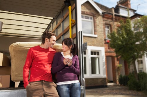 Fragile household items securely packed for a Camberwell move