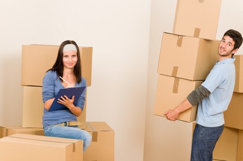 IT equipment and office assets being moved during Camberwell office removals